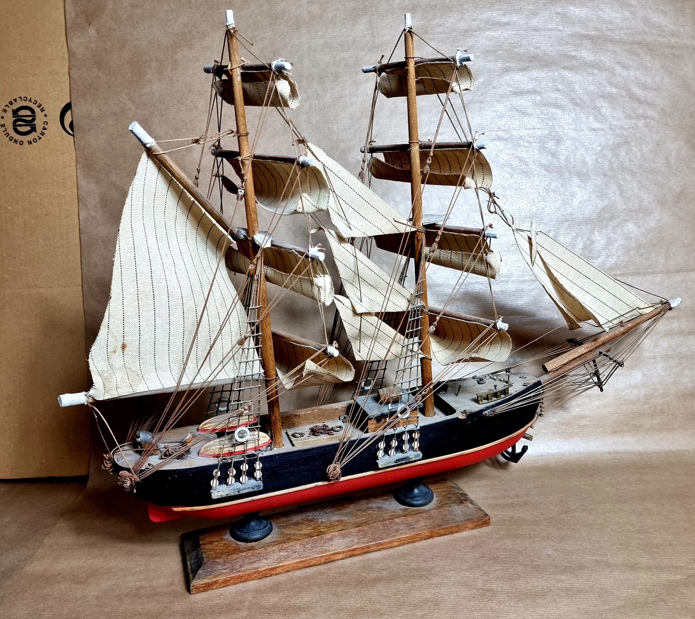 Old boat model