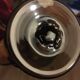 Blown glass feet carafe
