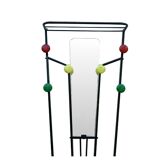 Vintage Deco wall wardrobe 1950 coat racks