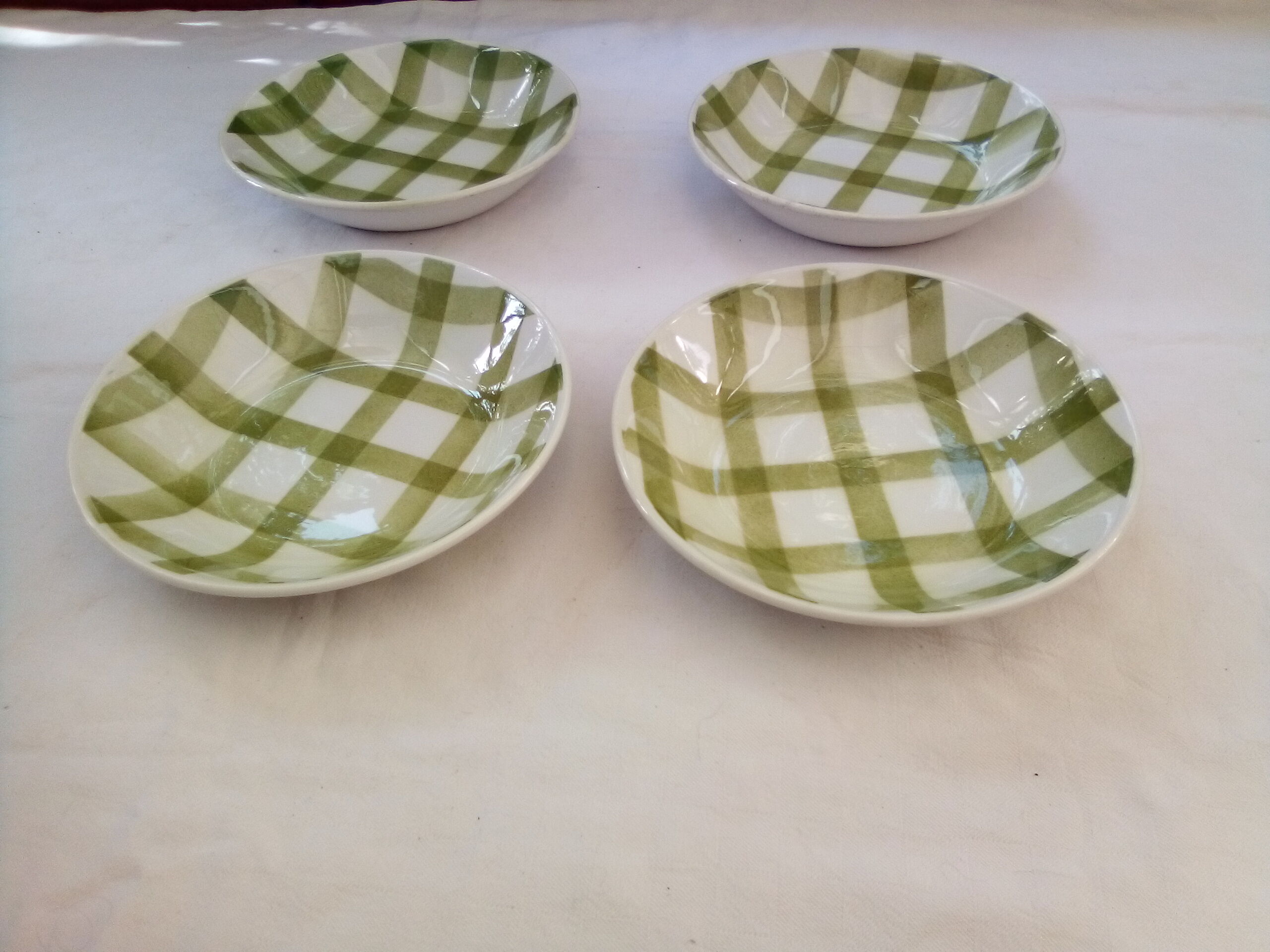 4 Assiettes creuses calotte moulin des loups