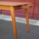 Antique dining table, wooden table and formica tray