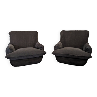 Pair of armchairs by Michel Cadestin for Airborne from the 60s/70s
