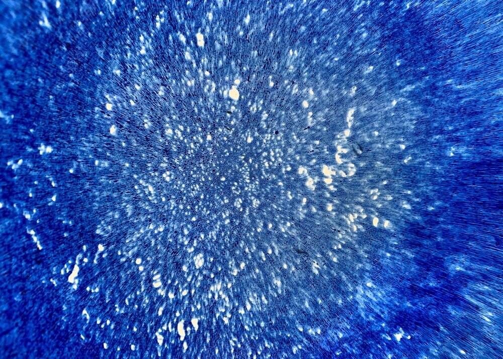 Mid-century Swedish glass bowl from Pukeberg Glass, 1960s.