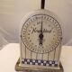 Kitchen scales white and blue porcelain Krups vintage 10 kg
