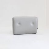 Fauteuil Kali en cuir gris de Michel Ducaroy pour Ligne Roset