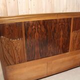 Art Deco period bed and bedside table by Gauthier Poinsignon