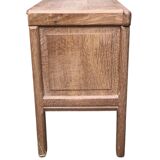 Pair of solid oak bedside tables circa 70-80