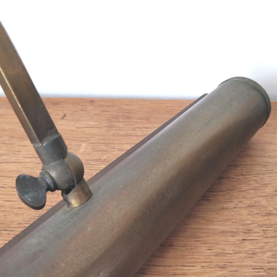 Old brass painting sconce, CVL