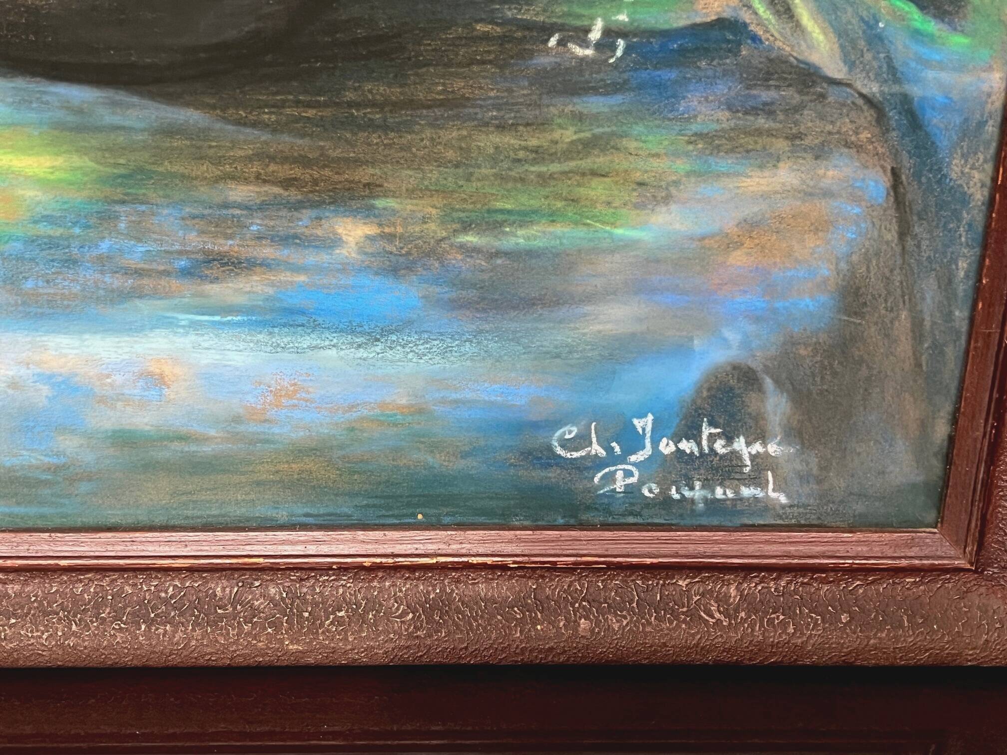 Christine Fonteyne Poupaert (1897-1968) still life with flowers.