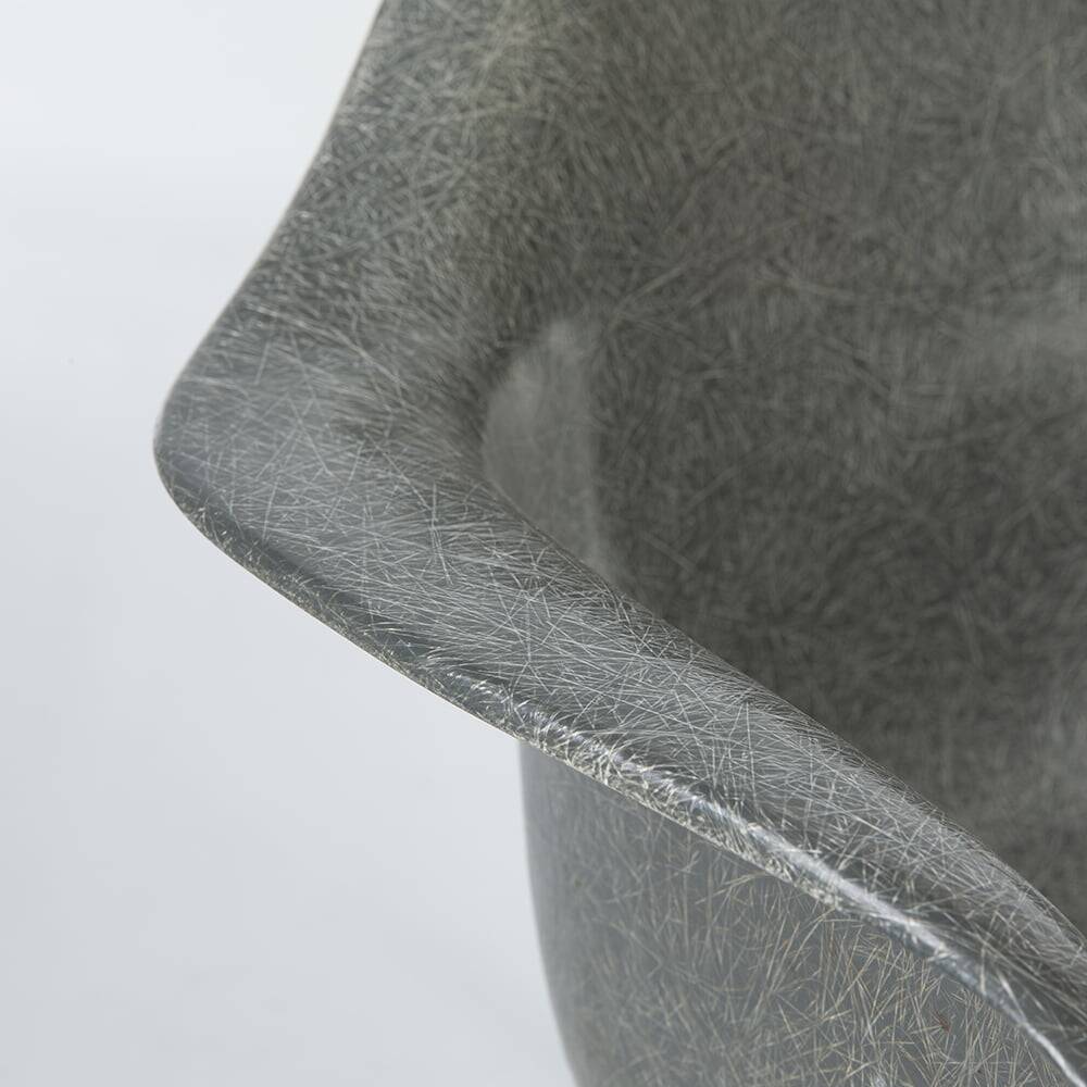 Elephant Grey Herman Miller Vintage Original Eames RAR Arm Shell Chair