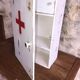 Wooden medicine cabinet