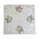 Delicate hand embroidered tablecloth with flowers, Romania