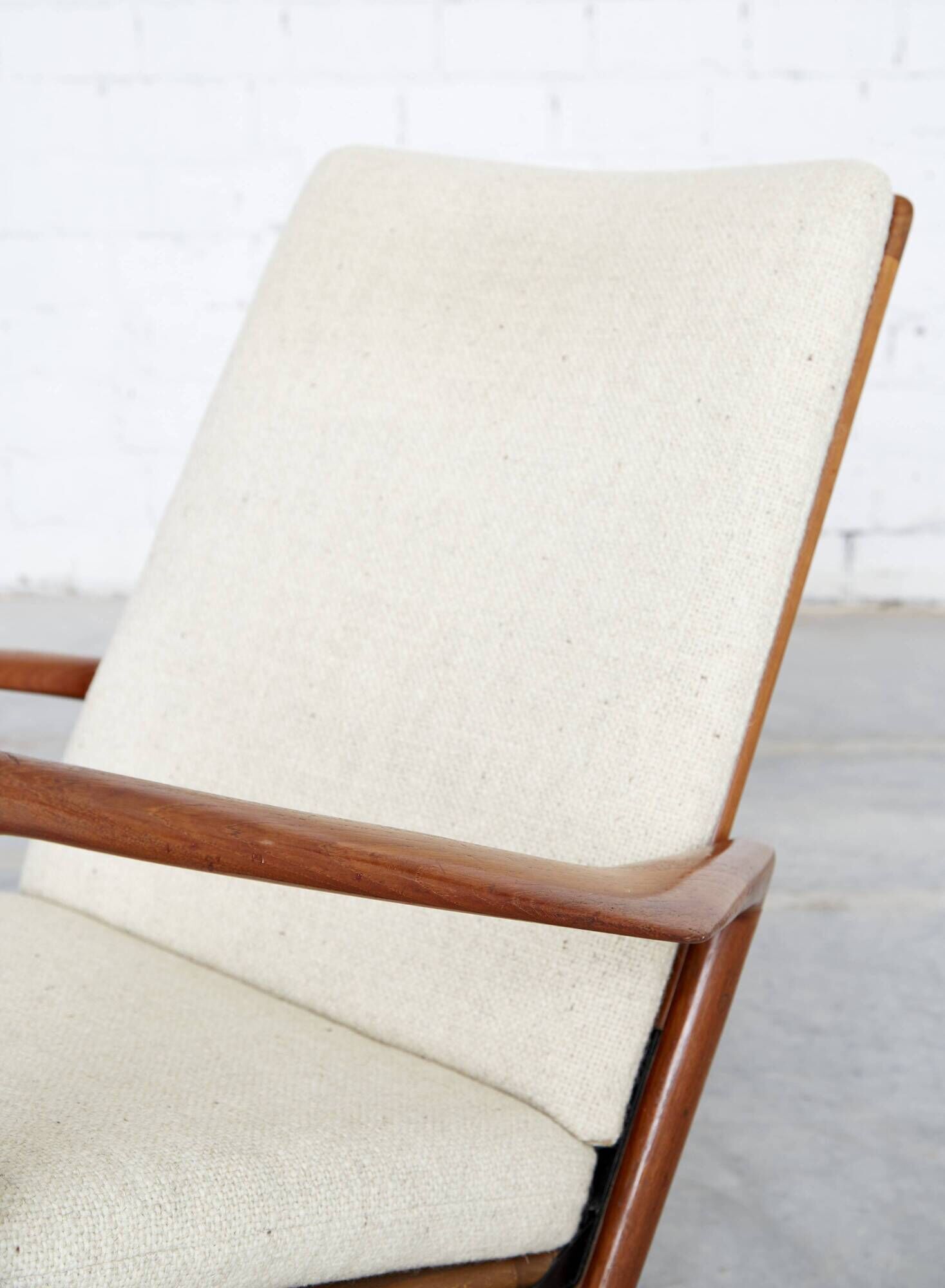 Rocking chair, model 650-15, by Ib Kofod-Larsen for Chr. Linneberg