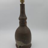 Lampe en terre chamottée vintage non signé