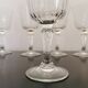Set of 8 wine glasses with cut feet