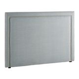 Tête de lit 180cm lin bleu-gris