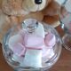 Set of 2 glass candy dispensers