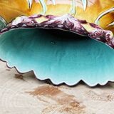 Art Nouveau slipware vase, iris