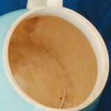 Two-tone ceramic teapot