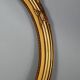 Old oval frame & glass 64x48 rebate 50x40 cm gilded stucco wood gold leaf