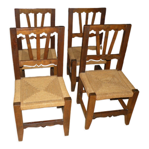 Série de quatre chaises - 1950