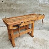 Workbench side table bathroom furniture beech