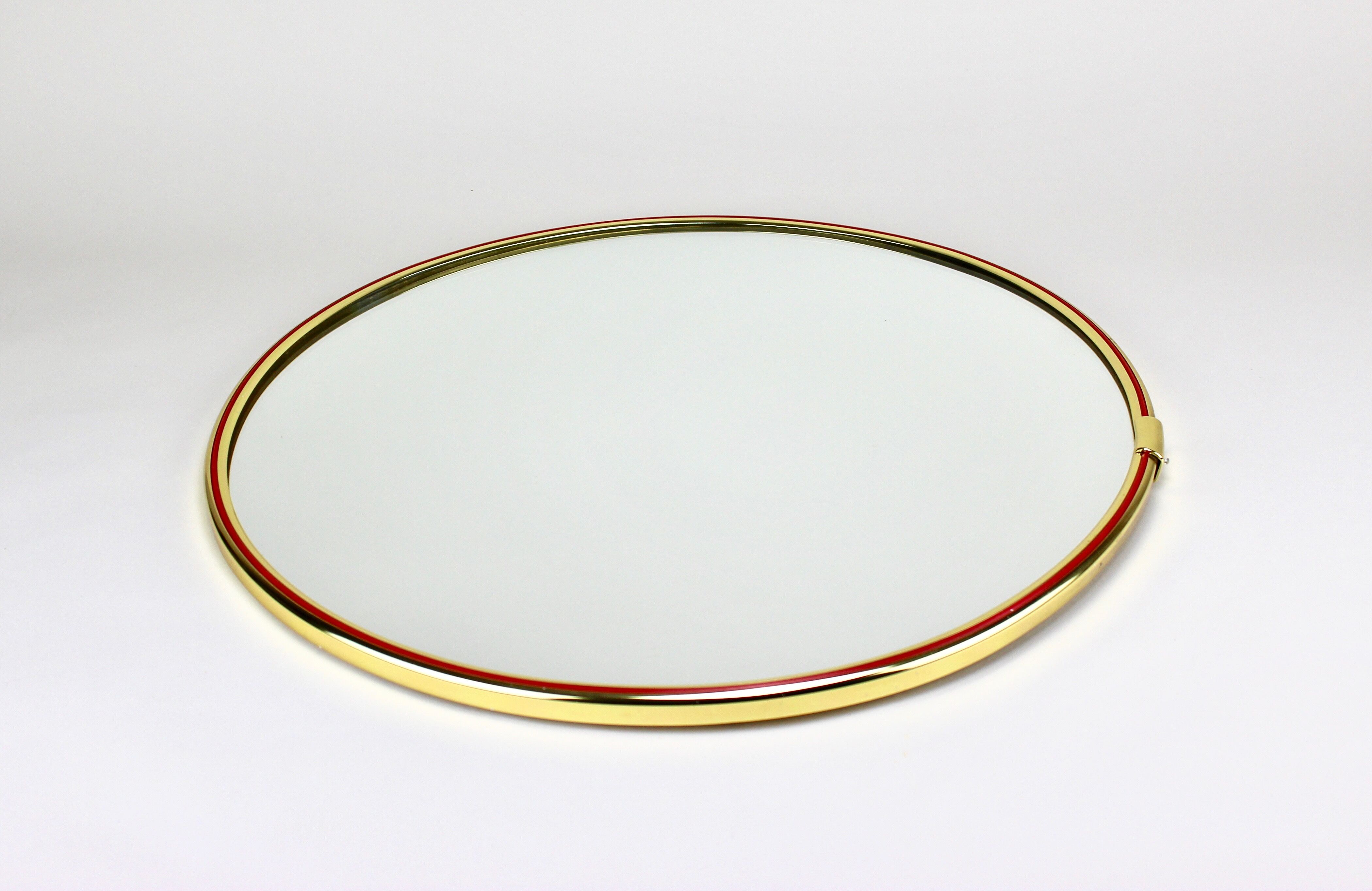 Mid Century wall mirror round 60s 50cm