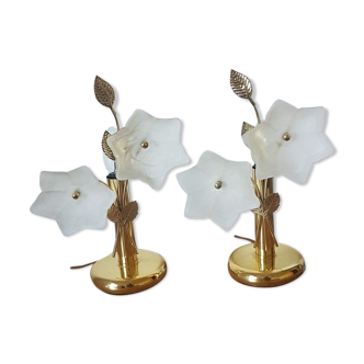 Pair of bedside lamps 1970