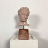Buste statue rose style grec