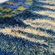 Abstract Scandinavian Multicolor High Pile Rya Rug Carpet, Sweden, 1960s