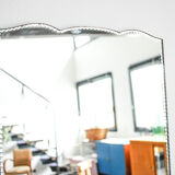 Beveled vintage mirror, 30x149cm