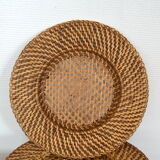 6 rattan sub-plates