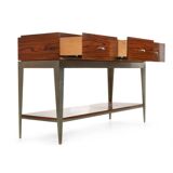 Scandinavian-style design console with 3 drawers