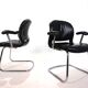 Lot de 2 chaises de bureau/salle à manger Herman Miller Equa par B. Stumpf & D. Chadwi