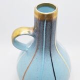 Vase à fond cloche rayé