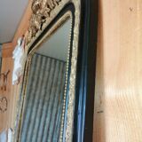 Old gilded mirror Napoleon III style
