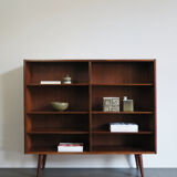 Poul Hundevad scandinavian rosewood bookcase, 1960s