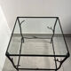 Wrought iron side table "branching"