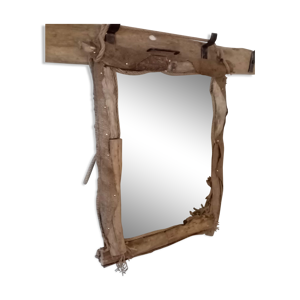 Miroir bois flotté