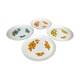 Lotus arcopal 4 vintage plates