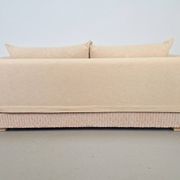 Modern Outdoor Wicker Linen Sofa by DFN SRL for Dolcefarniente Leda, Italy