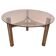 Midcentury design chrome and smoked glass coffee table - 1970s