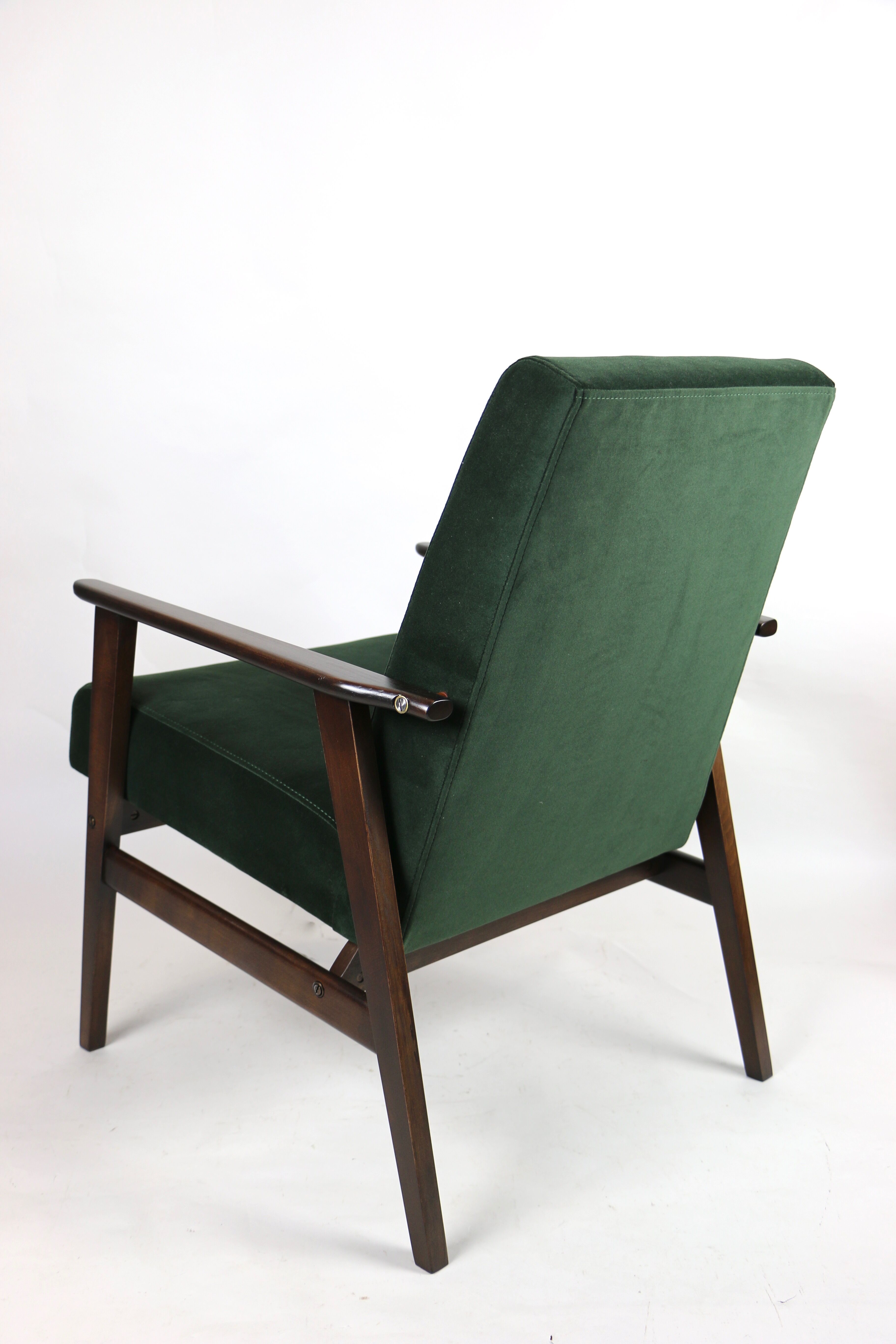 Fauteuil vert années 1970