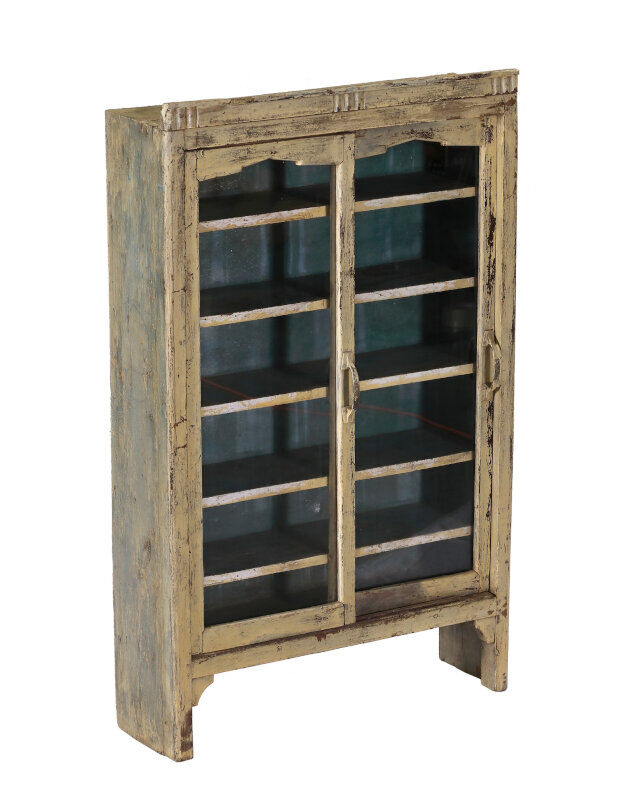 Antique white indian showcase