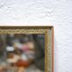Vintage mirror in gilded wood 126cm x 28cm