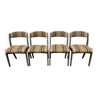 Suite of 4 Baumann Gondola chairs