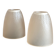 Set of 2 amber effect tulips with leaves (L-0210-4)