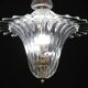 Elegant Art Decò Murano Glass Lantern by Barovier e Toso Pendant Light, 195