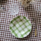 La Redoute x Selency set of 4 semi-deep green plates