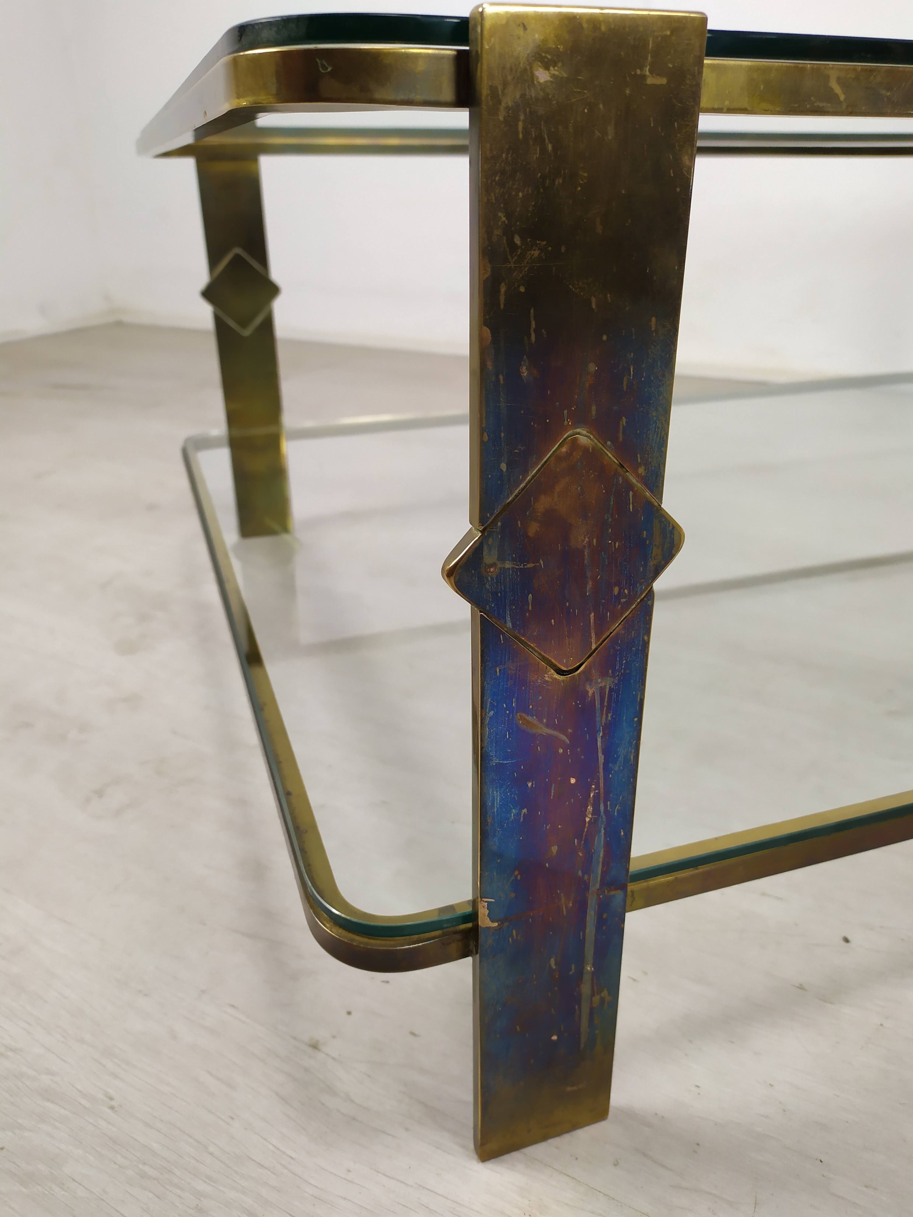 Coffee table bronze house malabert